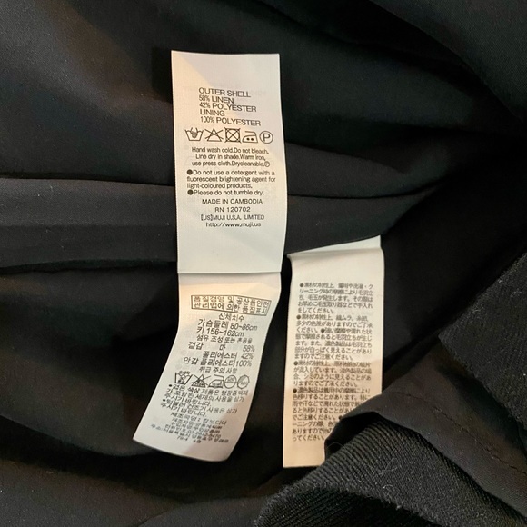 Knee-length linen dress from Muji - Picture 4 of 7